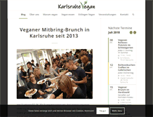 Tablet Screenshot of karlsruhe-vegan.org